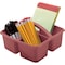 Teacher Created Resources Plastic Storage Caddy, Deep Rose, 6PK 20954 - alternate 2